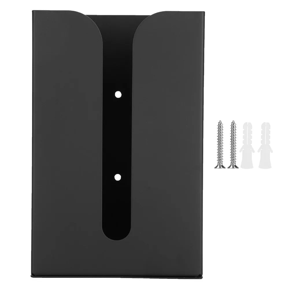 porte mouchoirs mural moderne aluminium noir fixations murales étagère téléphone plantes minimaliste
