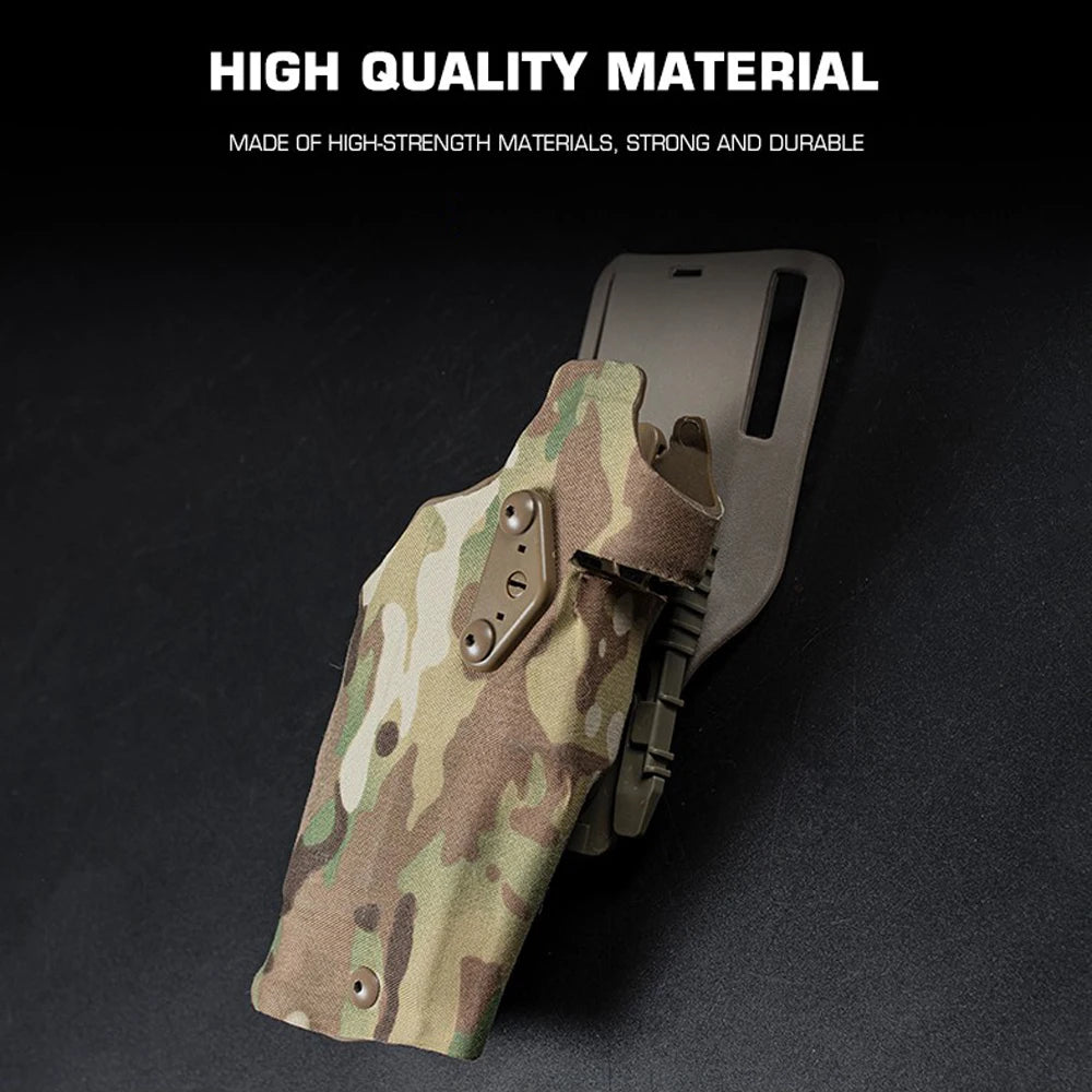 holster glock 17 19 lampe torch multicam camouflage noir mat vert ranger