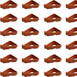 supports pot orange moderne adhésif 2.36in 0.98in 2.76in 12pcs 4pcs 8pcs