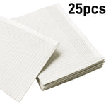 serviettes jetables violet blanc rose rayures horizontales modernes 100 pièces coussin repos main emballage