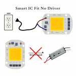 plaque led 10w 20w 30w 50w blanc mat smart ic diy no need driver