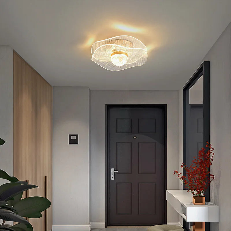 lampe moderne blanche dorée réseau fil organique led sources 249 2000lm
