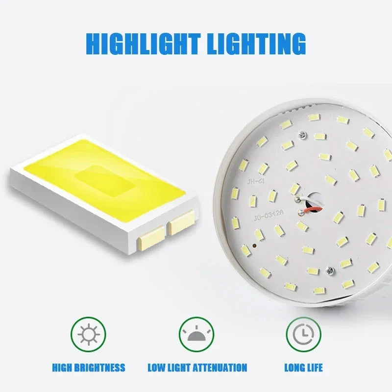 lampe led rechargeable usb blanc moderne crochet camping nuit économie energie