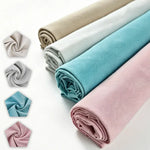 tissu lin 50x50cm beige gris bleu rose texturé naturel couture broderie nappe linge lit
