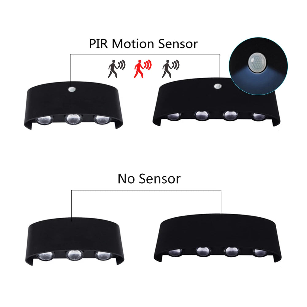 Installation autonome de l'applique LED sur mur