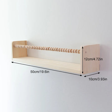 étagère murale moderne étagères flottantes bois naturel rangement chambre enfant