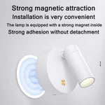 lampe murale rechargeable tactile usb moderne blanc noir télécommande aimant