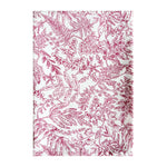 serviettes table imprimées coton bleu rose vert motifs floraux 45x45cm classiques rustiques