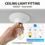 ampoule led blanc support moderne tringle fixe base ronde plastique opaque 1pc 2pcs 4pcs