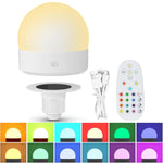 ampoule led rechargeable e27 couleurs blanc moderne télécommande tactile chambre réglable 5v usb
