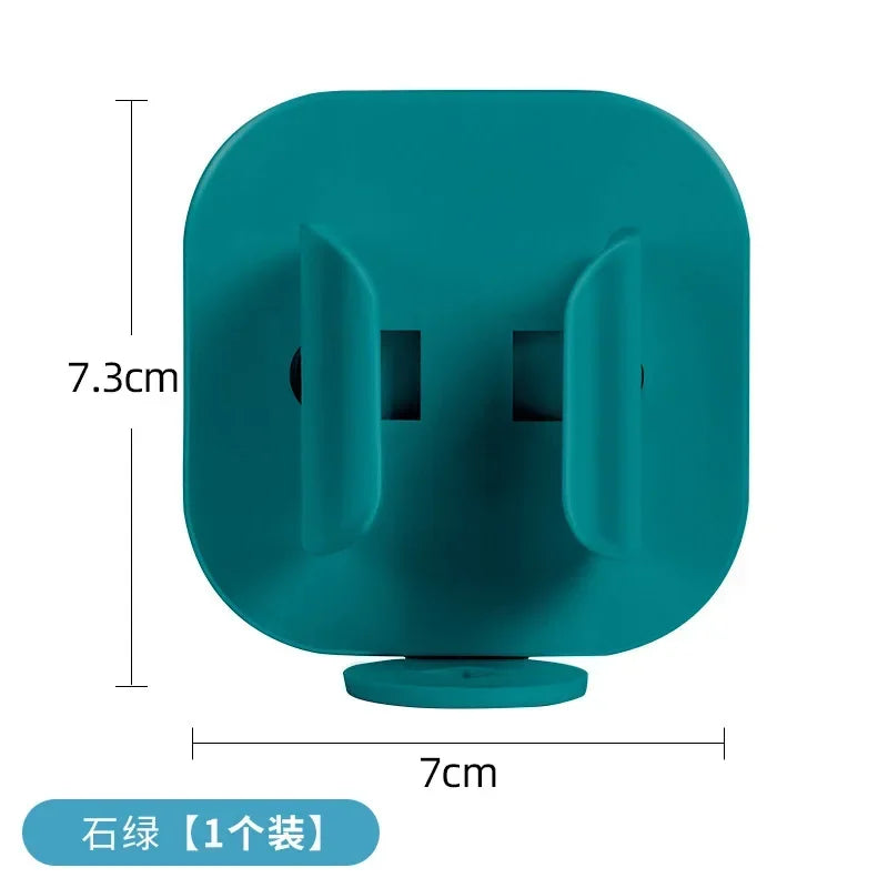 brosse dents électrique rechargeable support mural adhésif blanc rose moderne minimaliste