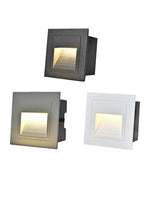 lumière led spot moderne ip65 étanche gris blanc rayures horizontales extérieur
