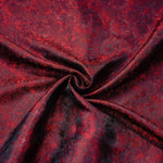tissu polyester rouge texturé marbré moderne opacité jacquard 160cm bricolage respectueux environnement