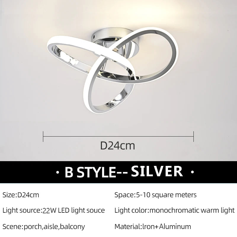 lampe contemporaine led noir doré circulaire minimaliste(touches interrupteur) 24cm
