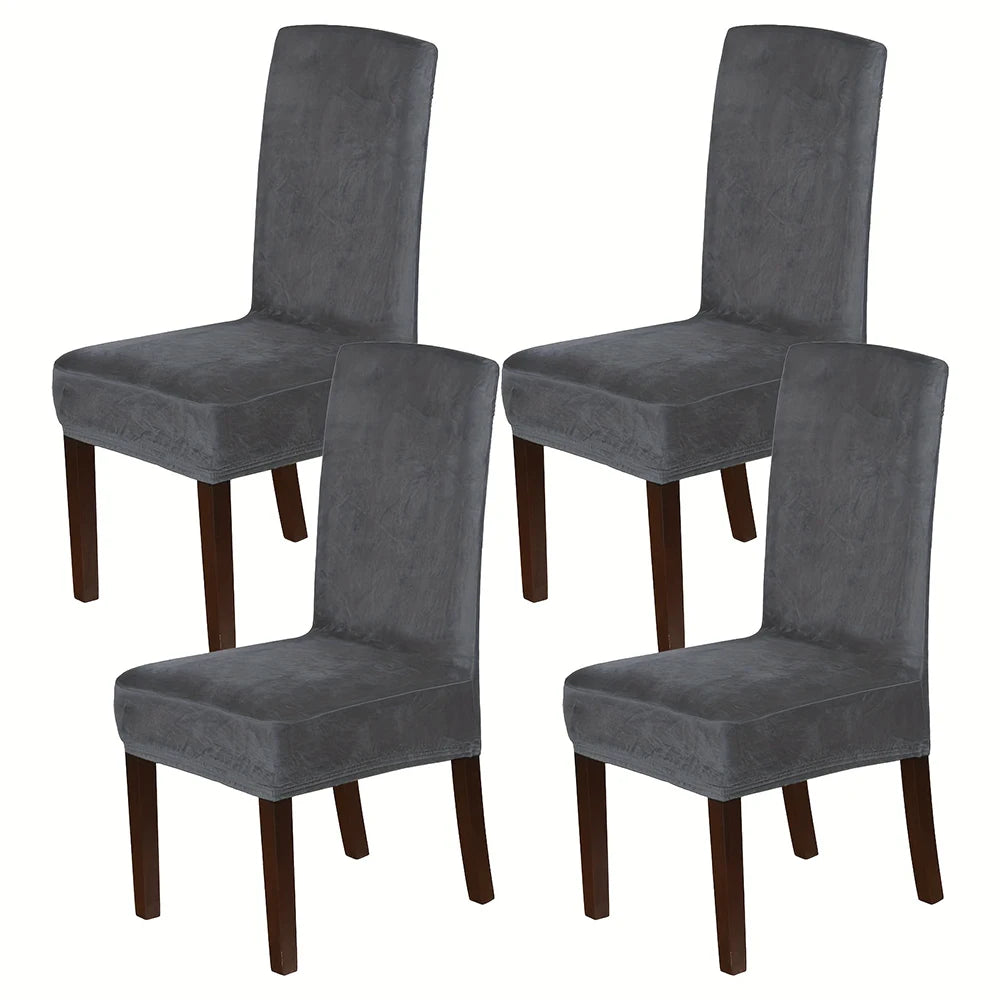 housses chaise velours gris foncé adhésif moderne protection événementiel chaise mariage banquet plage