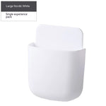 porte objets mural rose bleu marine gris moderne adhésif minimaliste rangement téléphone télécommande