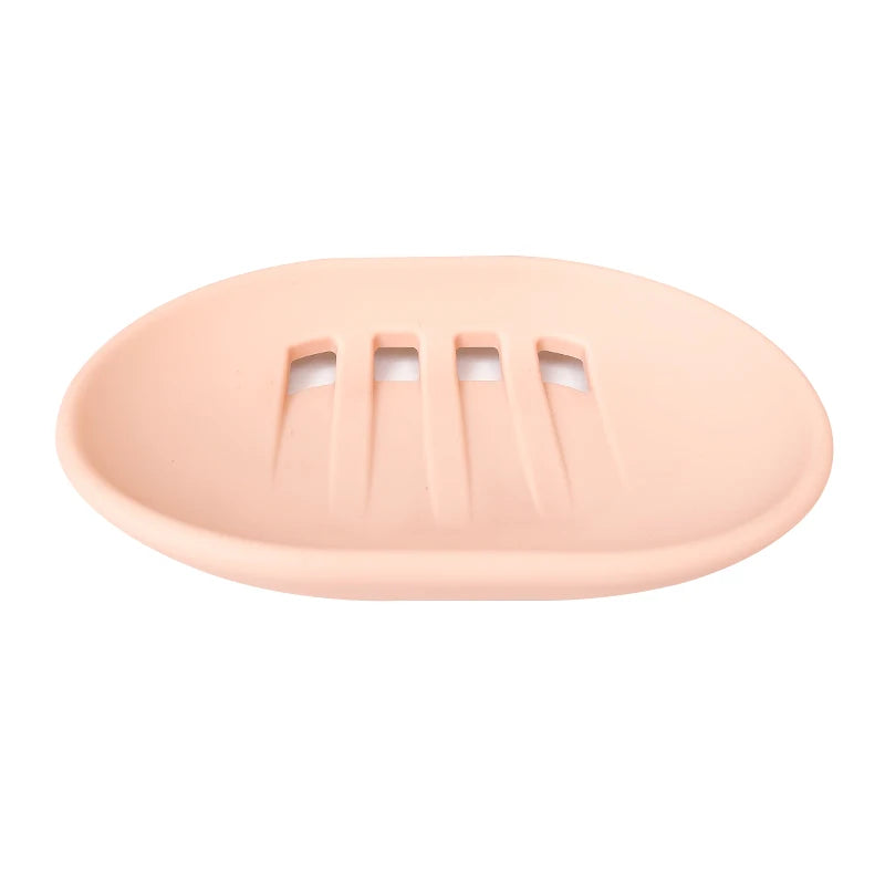 support savon silicone noir gris bleu moderne adhésif auto drainant évier salle bain éponge