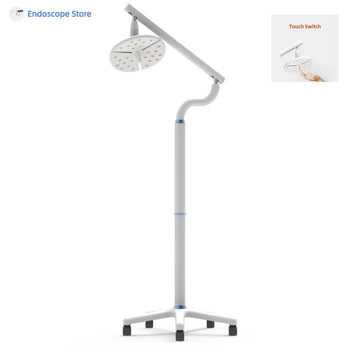 lampe moderne blanc haute luminosité interrupteur tactile réglage luminosité détachable trépied autoclavable
