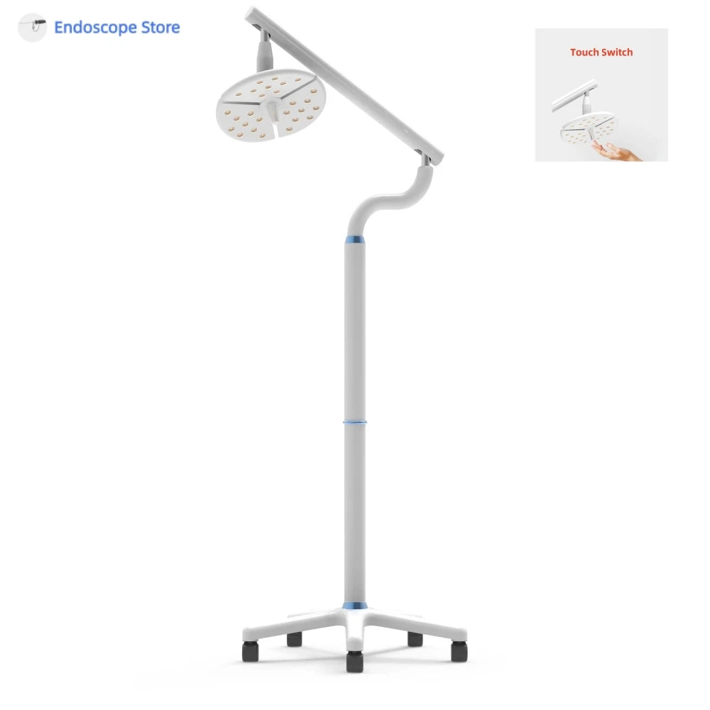 lampe moderne blanc haute luminosité interrupteur tactile réglage luminosité détachable trépied autoclavable
