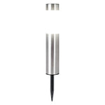 lampe solaire moderne argentée adhésive éclairage extérieur ip65 led vacances patio jardin