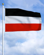 drapeau allemand rouge blanc noir super tex polyester dorés 120 180cm decoration classique