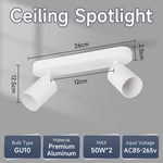 spots led plafonniers gu10 remplaçables ampoules modernes éclairage intérieur chambre cuisine