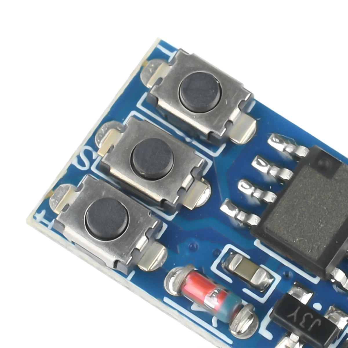 contrôleur lumière led rgb bleu noir modes clignotement circuits imprimés compact moderne composants électroniques