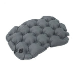 coussin gonflable vert gris tufté confortable valve gonflage imperméable polyester respirant légère portable camping
