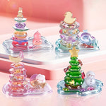 jouets construction 3d multicolores motifs animaux textures brillantes adhésif kawaii enfantin pièces base plate