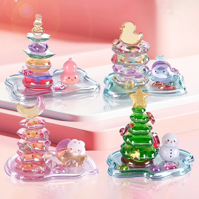 jouets construction 3d multicolores motifs animaux textures brillantes adhésif kawaii enfantin pièces base plate