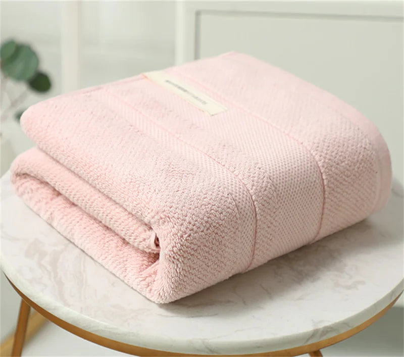 grande serviette bain coton épais séchage rapide texture tissée moderne grande taille rectangulaire