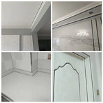 ruban adhésif décoratif pvc noir or argent moderne 1cm 2cm 3cm 4cm 5cm 20m
