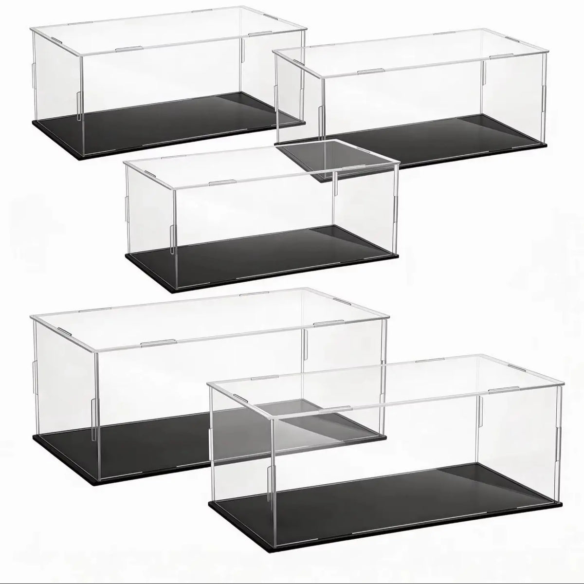 boîte présentation voiture transparente couvercle anti poussière contemporaine 143 132 124 118 112