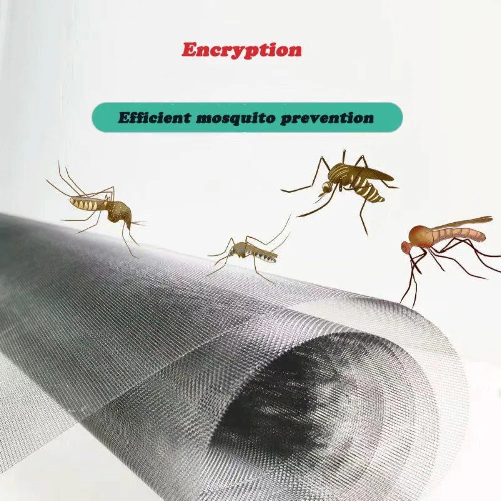 moustiquaire fenêtre maille fine anti moustiques protection insectes autocollante invisible maison moderne noire