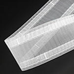 ruban polyester polonais blanc classique 75mm large clips inclusion différentes longueurs