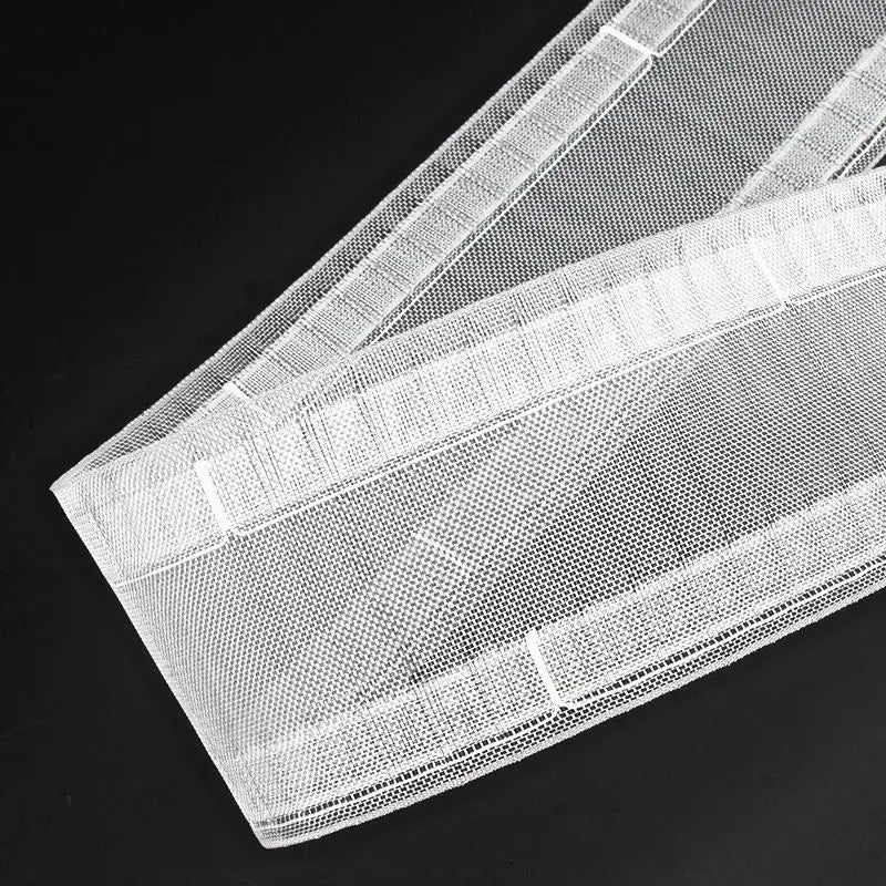 ruban polyester polonais blanc classique 75mm large clips inclusion différentes longueurs