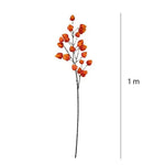 décoration intérieure branche artificielle rouge jaune feuilles coeurs moderne vert anniversaire mariage