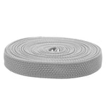 ruban remplacement store roulant gris clair texture tissée 14 mm large 500 cm longueur