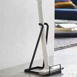 support aspirateur moderne blanc rangement vertical fixations utilisation multiple réutilisable(storage iron landmark livingroom)