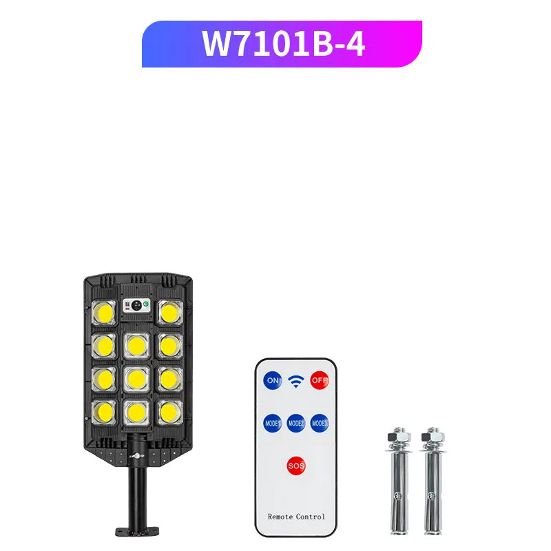 lampe solaire led noir jaune ip66 moderne panneau solaire télécommande rechargeableextérieur