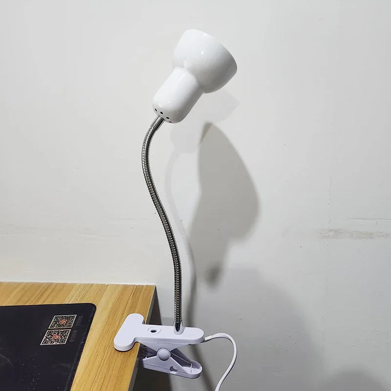 lampe réglable moderne prise UE E27 blanc pinces clip minimaliste
