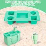 support sac main vert pastel respectueux environnement utilisation multiple moderne deux tasses stanley