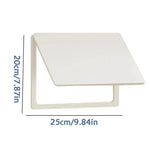 panneau électrique moderne blanc imitation bois imperméable pvc fixations salon cuisine