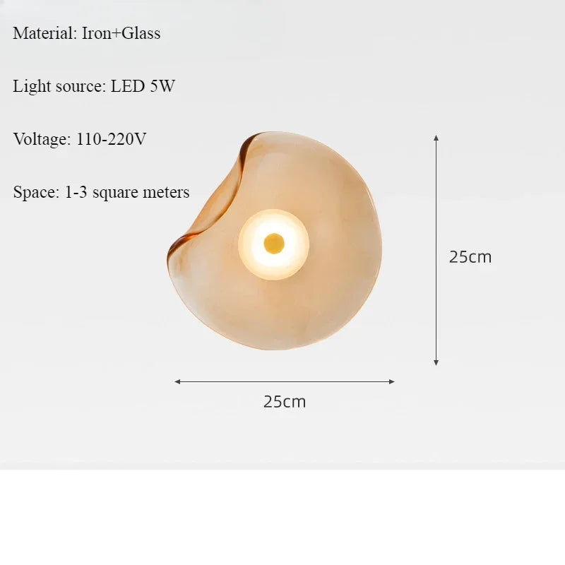 lampe murale contemporaine or brillante 25cm interrupteur câble