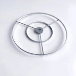 cadre lampe or rose argenté moderne minimaliste eyelets structure sectionnée