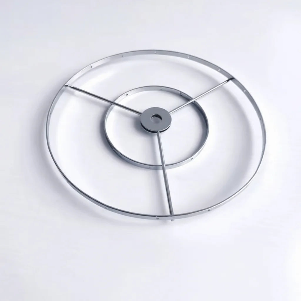 cadre lampe or rose argenté moderne minimaliste eyelets structure sectionnée