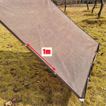 Voile d'ombrage HDPE avec œillets vue détail