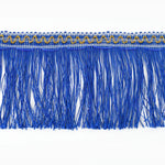 franges décoratives rubans frisés polyester rouge bleu rose jaune vert 10cm textiles decoration