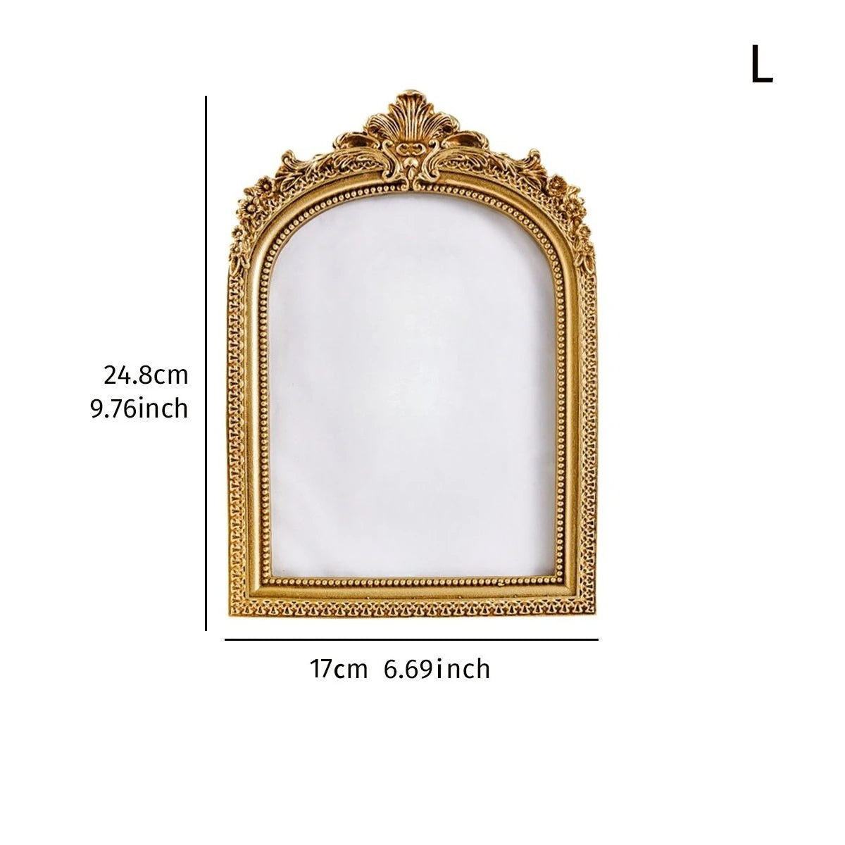 cadre photo ornement baroque vintage support pliable décoration murale photo frame sculpté fleurs feuilles