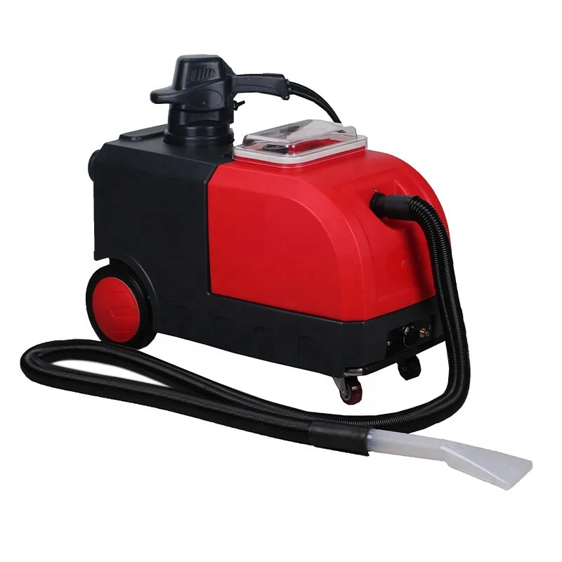 nettoyeur vapeur professionnel tapis machine bleu noir moderne accessoires efficace durable